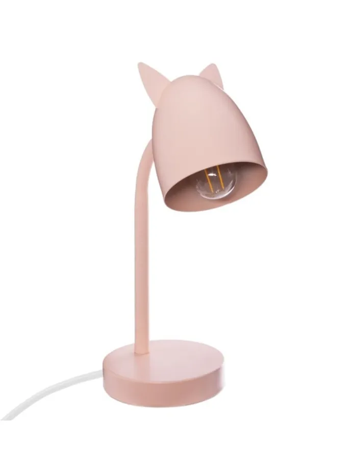 Schreibtischlampe in rosa