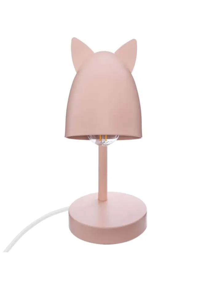 Schreibtischlampe in rosa