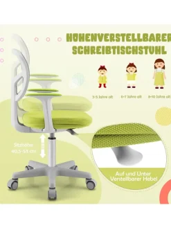 Schreibtischstuhl 3-10 Jahren Drehbar in Grün