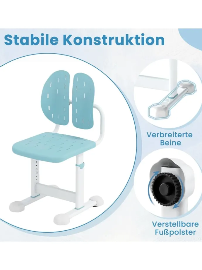 Schreibtischstuhl Kinder in Blau