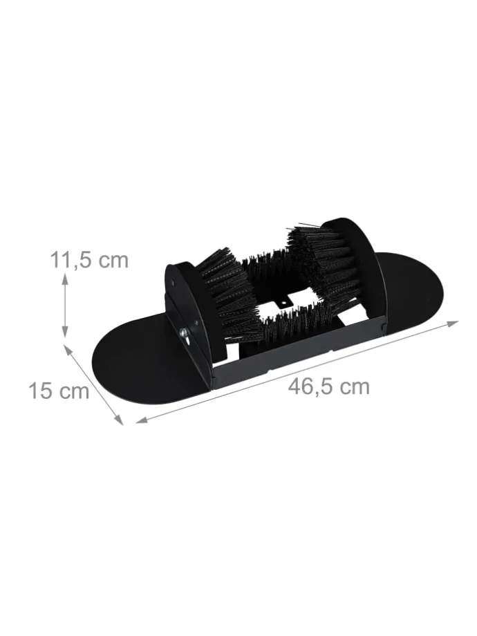Schuhabstreifer in Schwarz