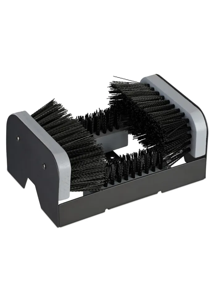 Schuhabstreifer in Schwarz/ Grau