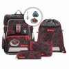 Schulranzen Ninja Yuma in rot/schwarz