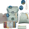 Schulranzen Set 5-tlg. ErgoFlex Easy ECO Grey Planet in grau