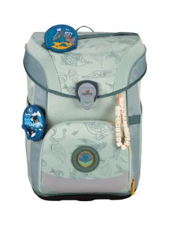 Schulranzen Set 5-tlg. ErgoFlex Easy ECO Grey Planet in grau