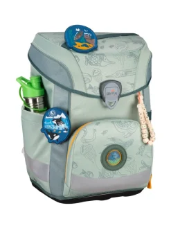 Schulranzen Set 5-tlg. ErgoFlex Easy ECO Grey Planet in grau