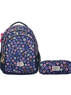 Schulrucksack & Federmäppchen Milky Kiss 34 Liter in Wildflower