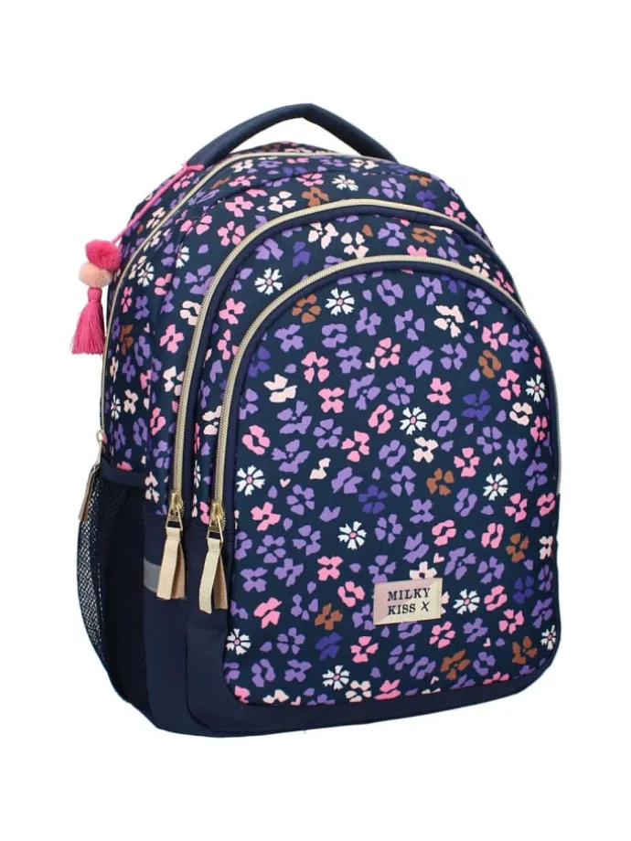 Schulrucksack & Federmäppchen Milky Kiss 34 Liter in Wildflower