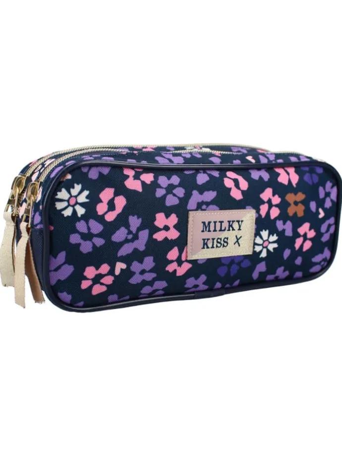 Schulrucksack & Federmäppchen Milky Kiss 34 Liter in Wildflower