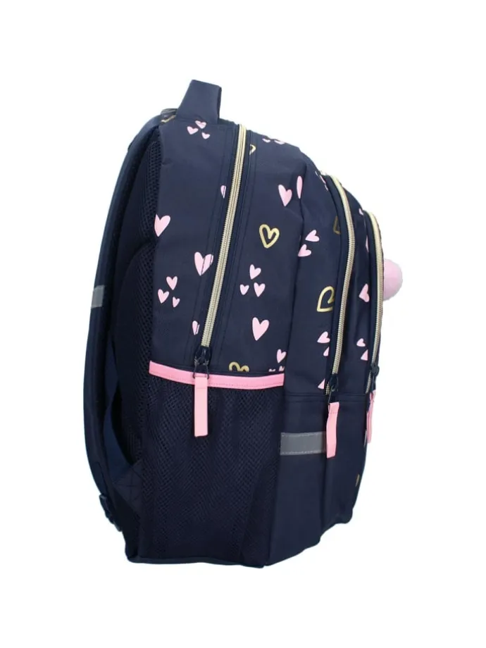 Schulrucksack & Federmäppchen Milky Kiss 34 Liter in Heart Of Gold