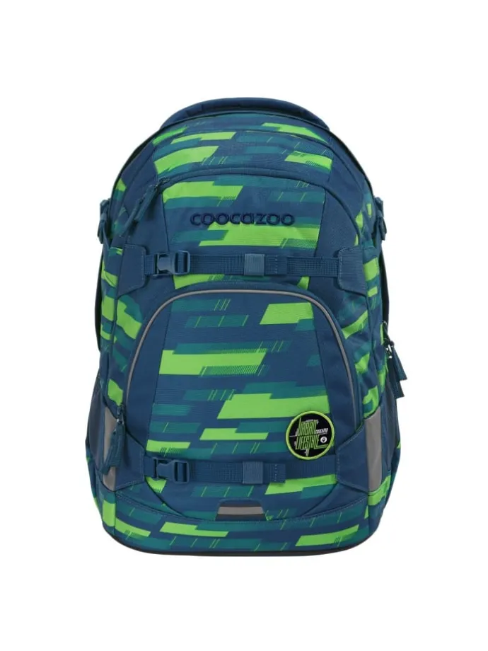 Schulrucksack-Set MATE COLOUR UP-Set in Lime Stripe