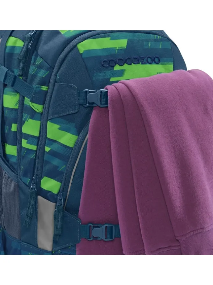 Schulrucksack-Set MATE COLOUR UP-Set in Lime Stripe