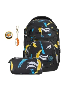 Schulrucksack-Set MATE COLOUR UP-Set in Crazy Artnight