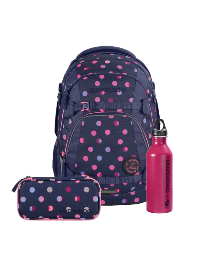 Schulrucksack-Set MATE Trinkflasche in Reflective Moons