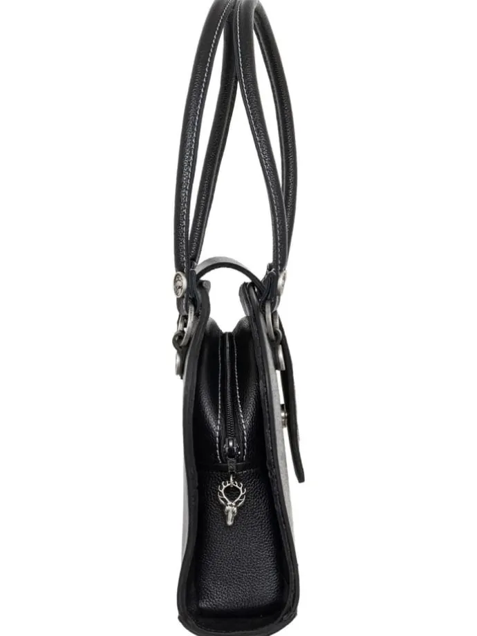Schultertasche 208-4169 in schwarz