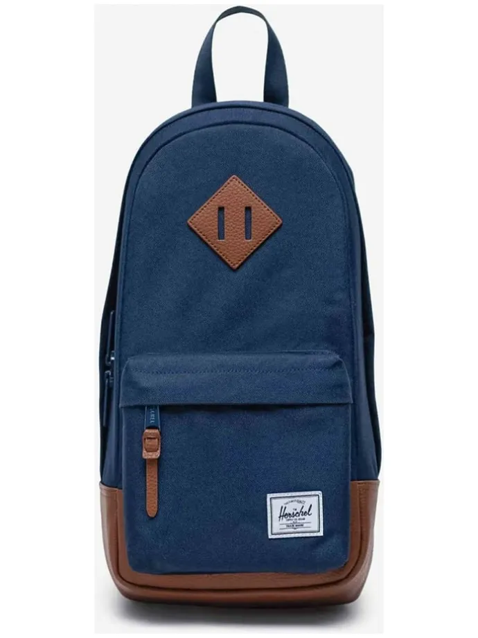 Schultertasche "Heritage" in Blau - (B)15 x (H)19 x (T)7 cm