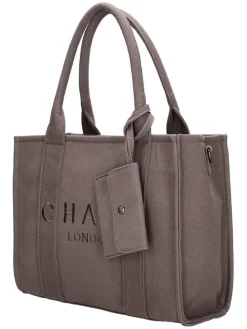 Schultertasche in Grau - (B)34 x (H)27 x (T)15 cm