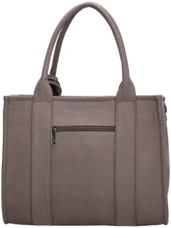 Schultertasche in Grau - (B)34 x (H)27 x (T)15 cm