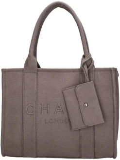 Schultertasche in Grau - (B)34 x (H)27 x (T)15 cm