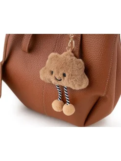 Schultertasche in Hellbraun - (B)28 x (H)22 x (T)13 cm