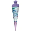 Schultüte groß Drachenliebe 70 cm, Glitter in Hellblau