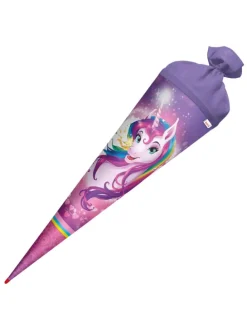 Schultüte groß Einhornportrait 70 cm in Rosa