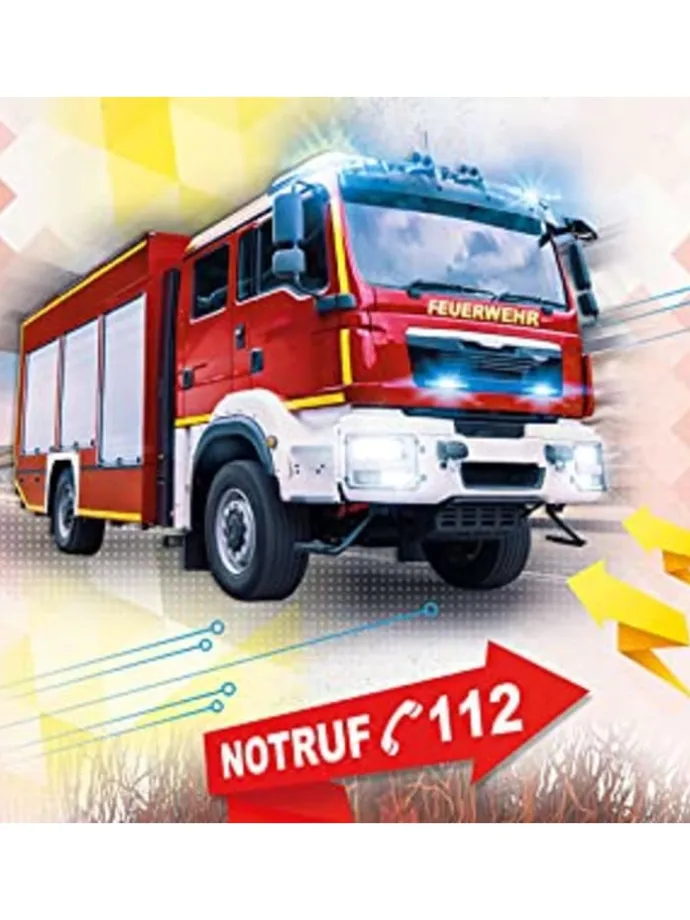 Schultüte groß Feuerwehr 85 cm in Rot