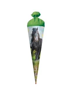Schultüte groß Power Horse 70 cm in Grün