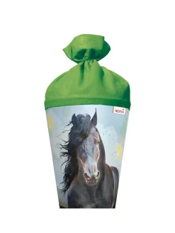 Schultüte groß Power Horse 70 cm in Grün