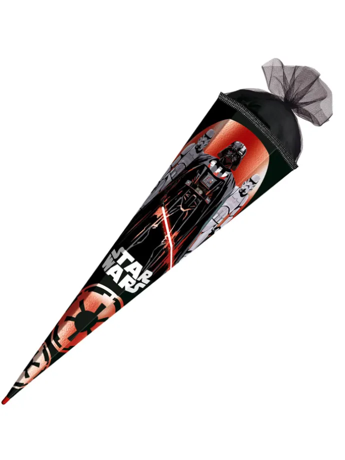 Schultüte groß Star Wars 85 cm, Glanzfolie in Schwarz