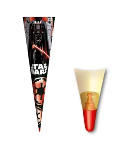 Schultüte groß Star Wars 85 cm, Glanzfolie in Schwarz