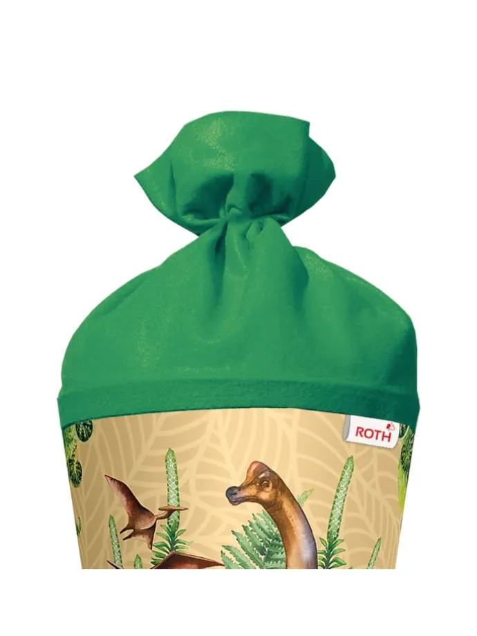 Schultüte groß Veganosaurus 70 cm in Grün