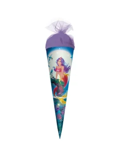 Schultüte klein Magische Meerjungfrau 35 cm in Blau