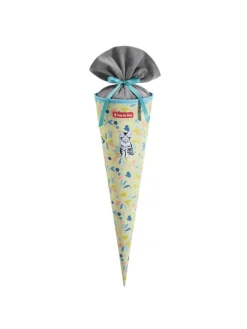 Schultüte, mit eingenähtem Bändchen in Cat Lilly