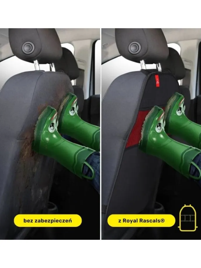 Schutzmatte mit Organizer 2er-Set für Autos Schützt vor Beschädigungen Schwarz