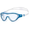 Schwimmbrille in Blau/ Weiß