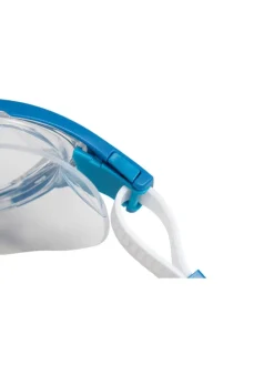 Schwimmbrille in Blau/ Weiß