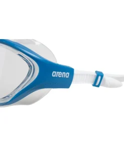 Schwimmbrille in Blau/ Weiß