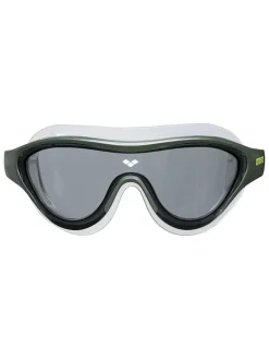 Schwimmbrille in Khaki/ Schwarz