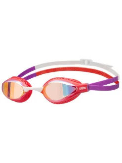 Schwimmbrille in Lila/ Rot/ Weiß