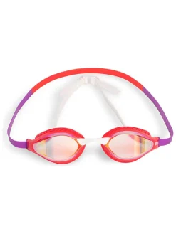 Schwimmbrille in Lila/ Rot/ Weiß