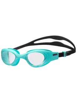 Schwimmbrille in Schwarz/ Türkis