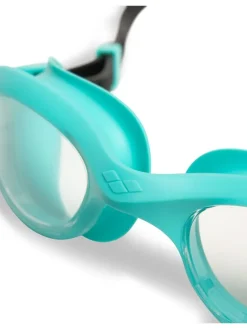 Schwimmbrille in Schwarz/ Türkis