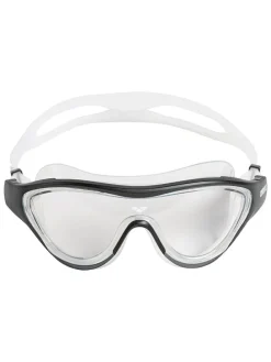 Schwimmbrille in Schwarz/ Transparent