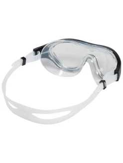Schwimmbrille in Schwarz/ Transparent