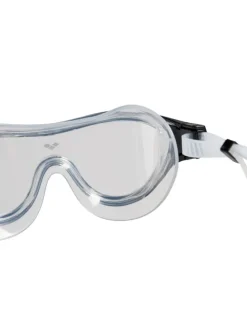 Schwimmbrille in Schwarz/ Transparent
