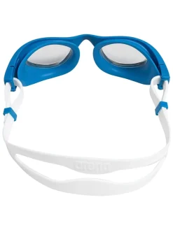 Schwimmbrille in Weiß/ Blau