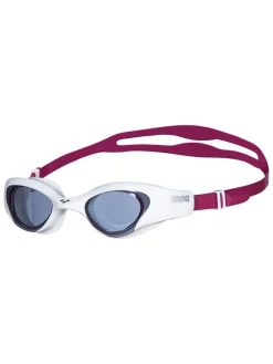 Schwimmbrille in Weiß/ Rot