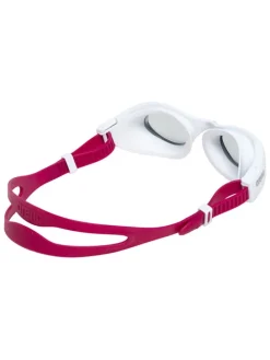 Schwimmbrille in Weiß/ Rot