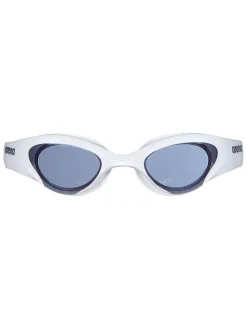 Schwimmbrille in Weiß/ Rot